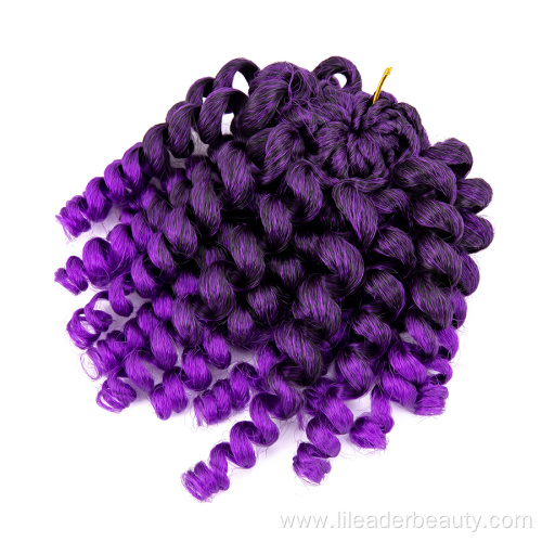 Short Wand Curl Crochet Braid Soft Braiding Hair